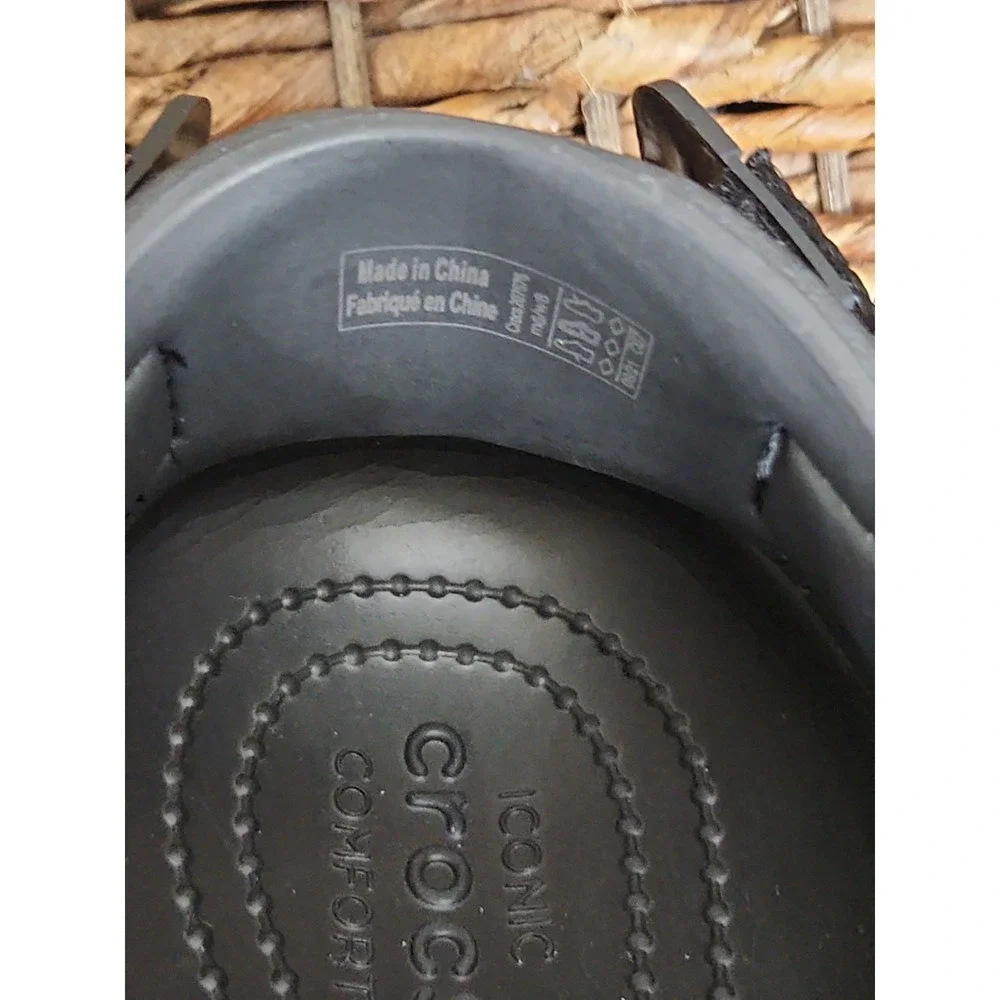 Crocs x Pleasures All Terrain Clog Reflective Black Men's 6 Women's 8